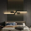 Modern LED Wall Lamp 100/120CM Long Strip Wall Sconce Living Room Bedroom Bedside Bar Home Decor Remote Control Led Lustre 4