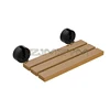 Wall Mounted Fold Seat Teak Shower Seat Floating Fold Down In Shower Bench Fold Up Bathroom Stool Seating Chair Medical Seat 3