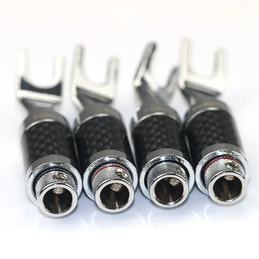 Furutech-Amplificador de cobre puro com trava, fibra