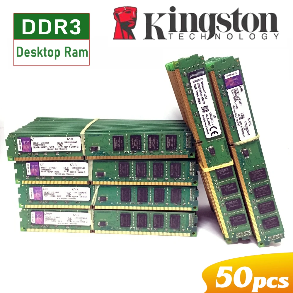 nariz lanzadera impresión Kingston memoria Ram DDR3 PC3, 2GB, 4GB, 8GB, 1333mhz, 1600mhz, 240 pines,  10600U, 12800U, UDIMM, 10 piezas, 50 piezas|Memorias RAM| - AliExpress