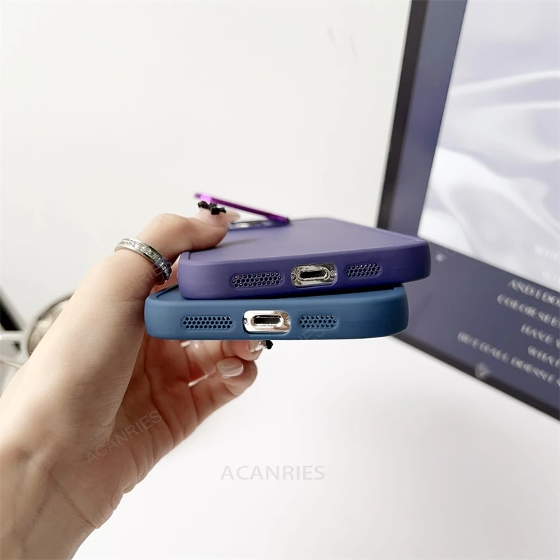 Invisible Holder Silicone Soft Case For Xiaomi Mi Poco X5 Pro 5G X3 Nfc X6 C65 M6 4G M3 F6 Stand Cover Poko X 5 3 M 6 5pro 3pro_voghion.com