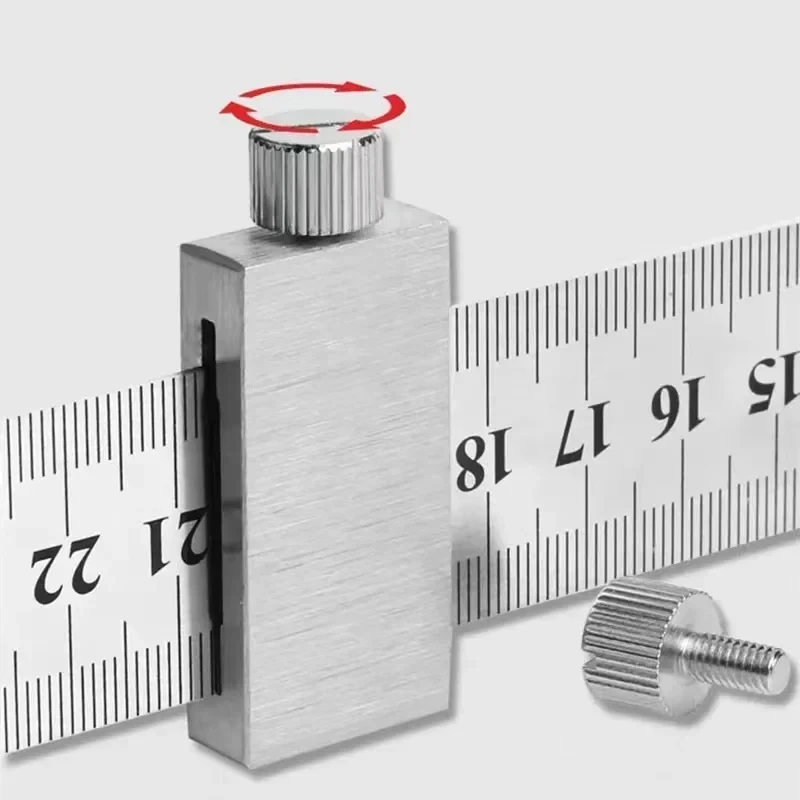Woodworking Ruler Positioning Limit Block Image 2