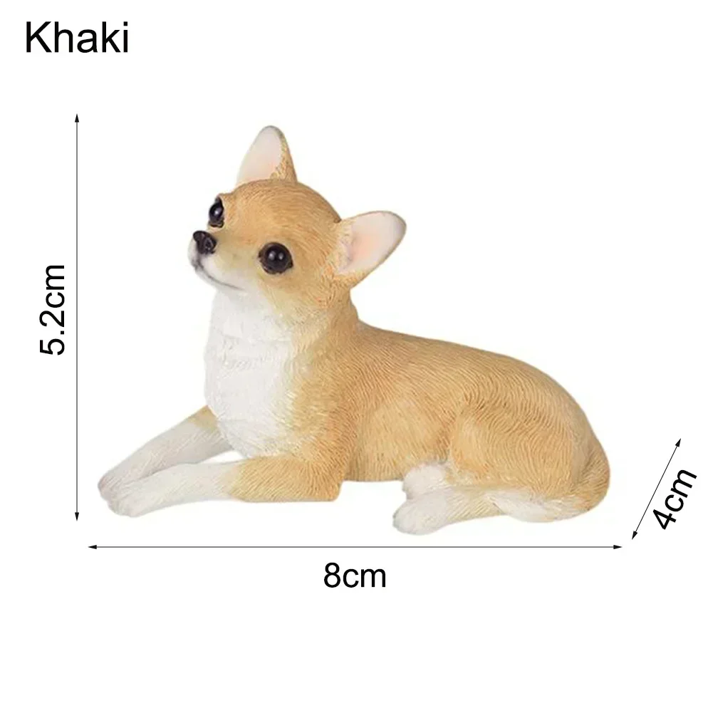 Mini Regalos Perro Chihuahua Juguete Escultura De Perro Chihuahua