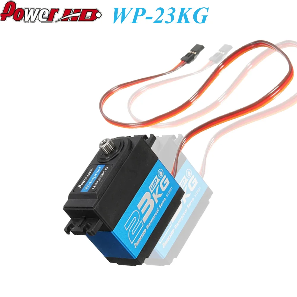 

Power HD WP-23KG WP23KG 4.8-6.6V 23kg 75g Waterproof Digital Servo For Crawler Buggy Car Truck Robot Toy