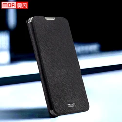 Luxury Leather Flip Case with Stand - Premium Transparent Back Cover - Xiaomi 14 Pro (Black)