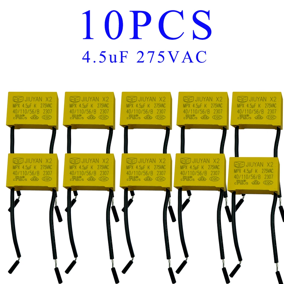 X2 Condensatori Sicurezza 275VAC – Polipropilene, Passo 27.5mm, 1uF – 3.3uF, A Scelta - Foto 3
