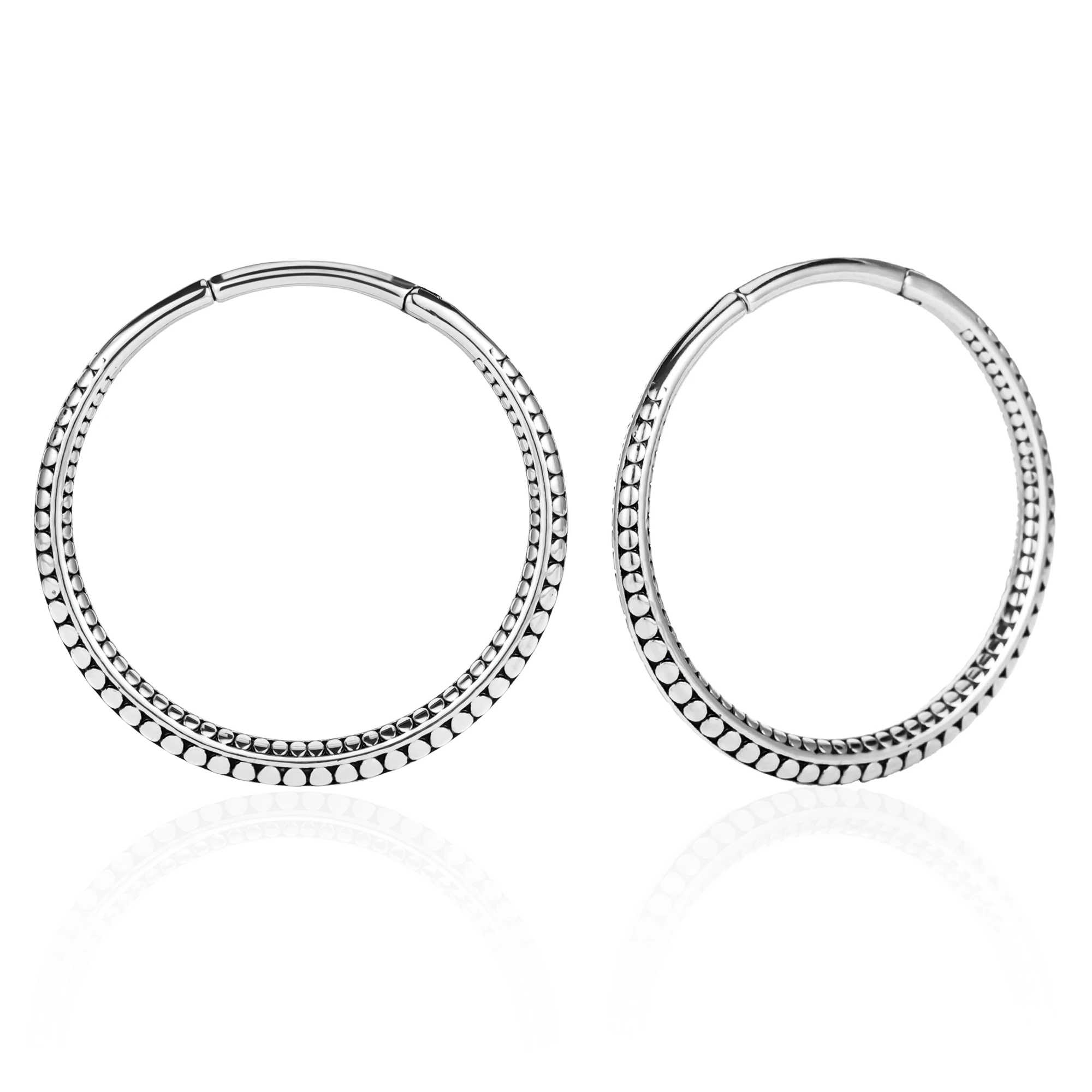 Vanku 2PC Moderinge aus chirurgischem Stahl, Ohrgewichte für gestreckte Ohren, 3 mm Ohrbügel, baumelnde, gewichtete Messgeräte, Ohrringe für Frauen – Detail 16