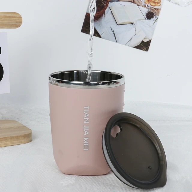 Thermal Mug Beer Cups 300Ml Stainless Steel Thermos For Tea Coffee Water Bottle Vacuum Insulated Leakproof With Lids Drinkware 2