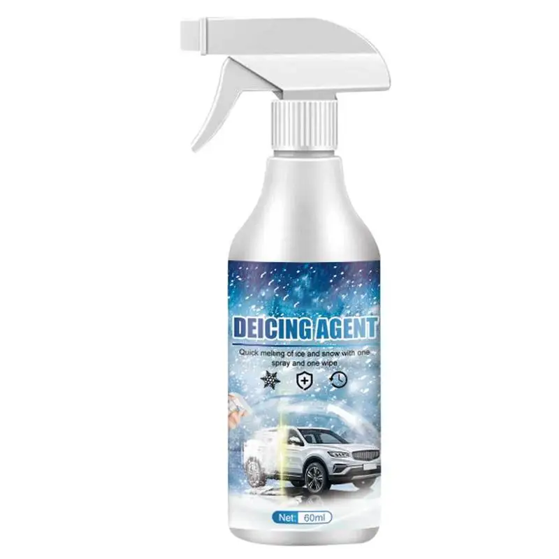 

Ice Melting For Cars 60ml Powerful Fast Melting Snow Cleaner Car Accessories For Instantly Melting Ice On Glass Exhaust Pipe