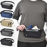 Travel Money Belt Slim Passport Holder RFID Blocking Travel Pouch to Protect Cash Credit Card and Travel Documents Invisible Bag 1
