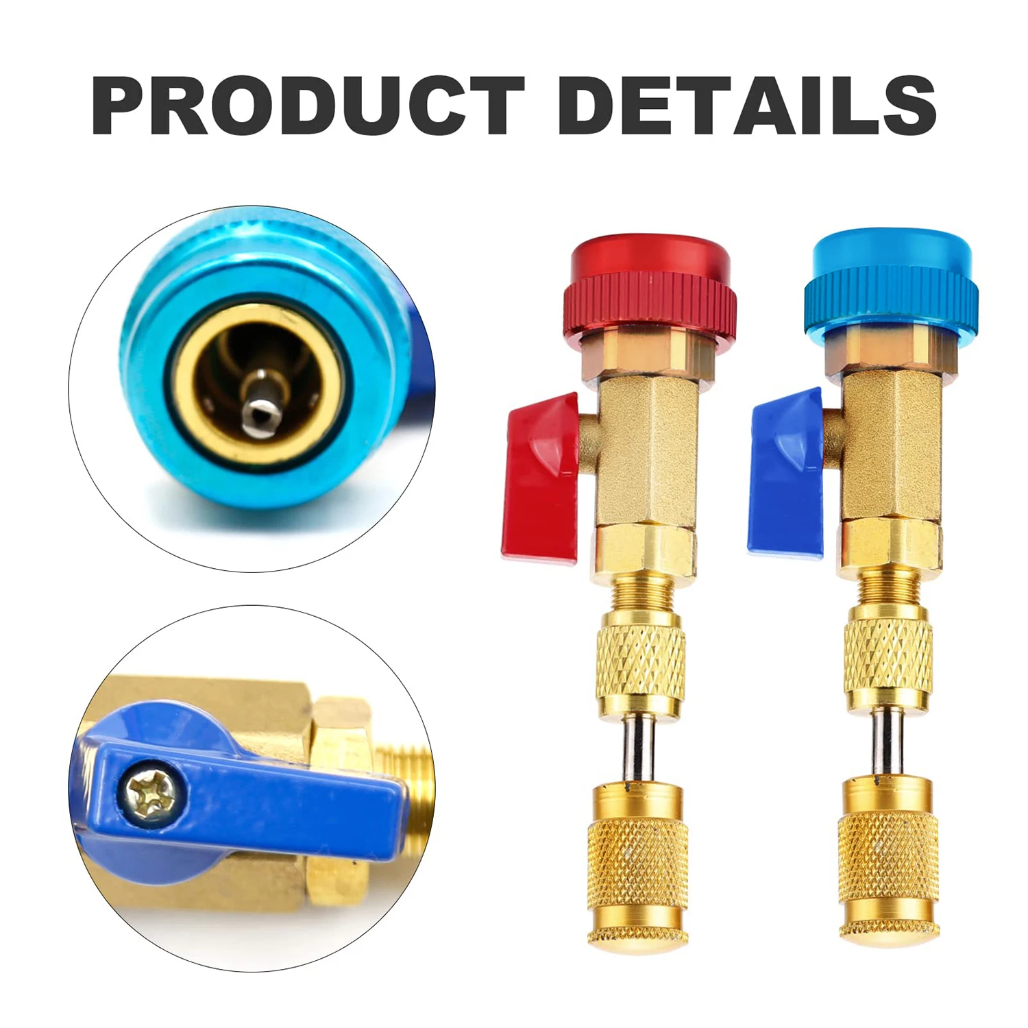 15-Piece AC Valve Core Kit - For R12 & R134a Systems, Includes Cores, Caps & Removal Tool - View #4