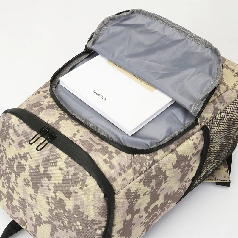 

Digital Camouflage Cooler Backpack Insulated Backpack Cooler Large Capacity Waterproof Combat Mountaineering Travel