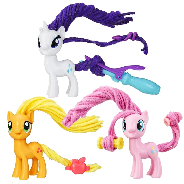 Benim küçük midilli oyuncaklar kuaför Pony bebekler Pinkie Pie nadirlik  Applejack Anime aksiyon figürleri oyuncaklar çocuk oyun evi oyuncak hediye  - AliExpress