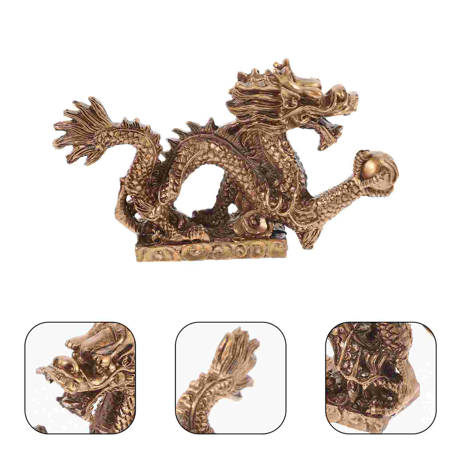 

Resin Dragon Statue Desktop Dragon Figurine Dragon Ornament Home Decorations