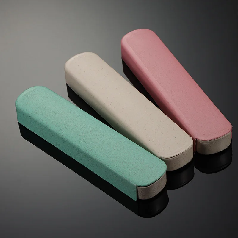 20x4.5cm Portable Cutlery Storage Box Solid Color PP Plastic Drawbox Cutlery Storage Box Tableware