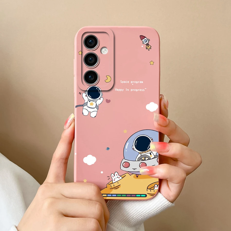 Romantic Soft Liquid Silicone Back Cover with Camera Protector and Anti-Shock Design