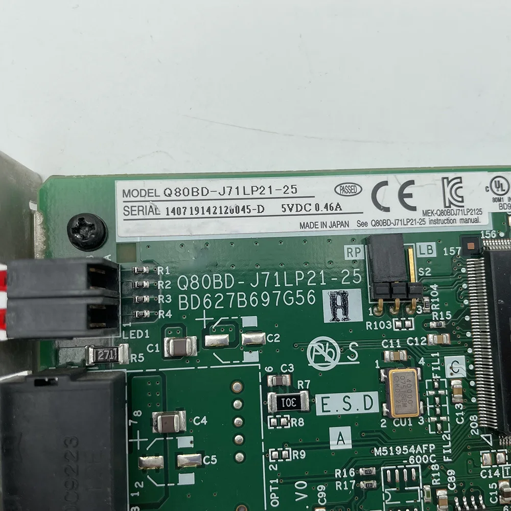 For Mitsubishi Optical Fiber Communication Board Q80BD-J71LP21-25 BD627B697G54 4 For Mitsubishi Optical Fiber Communication Board Q80BD-J71LP21-25 BD627B697G54 - Image 2