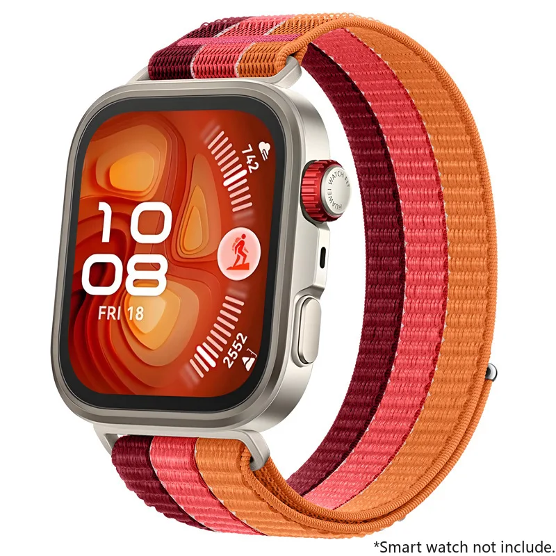 Field Nylon Loop Strap - Woven Sports Smartwatch Wristband Bracelet