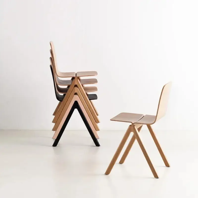 Scandinavian Design Modern Dining Room Sets Wooden Seater Dining Chairs With Solid Wood Copenhague Chair Stackable