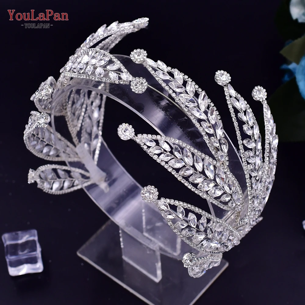 YouLaPan HP501 Bridal Hair Accessories Rhinestone Headband for Wedding Head Jewelry Bride Headwear Pageant Diadem Headpiece
