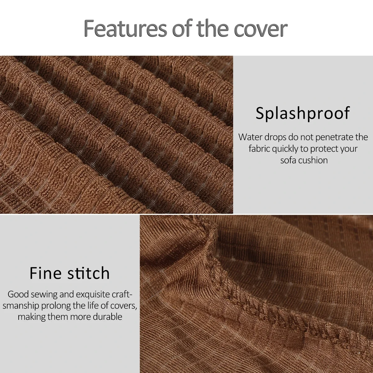 2/4PCS/SET New Stretchy Flannel Furniture Sofa Armrest Cover Fleece Thickened Non Slip Couch Chair Arm Protector Stretch To Fit 3