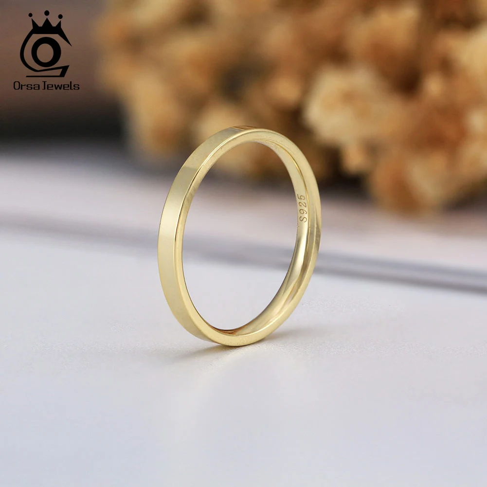 ORSA JEWELS 925 Sterling Silver 1mm 2mm 3mm Simple Rings for Women Anniversary Stacking Wedding Statement Band Jewelry silver ring,wedding rings,finger rings,womens ring,jewelry rings,ring jewelry