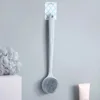 Double-Sided Silicone Back Scrubber Long Handle Scrubber Long Handle Mud Back Scrubber Shower Massage Non-Slip Exfoliation Brush 5