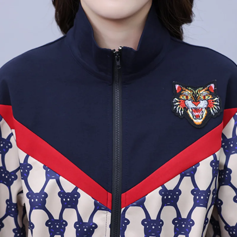 GODDESS High-quality temperament women's suit spring and autumn new youth fashion trend relaxed leisure sports two-piece set