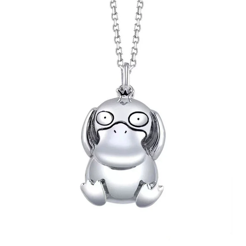 

Cosplay Necklace Cartoon Duck Pendants Silver Plated Anime Jewelry Fashion Women Gifts For Friends Couple Accessories
