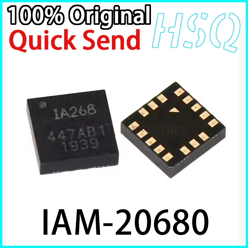 2PCS Original IAM-20680 Screen Printed IA268 LGA Accelerometer Gyroscope Brand New in Stock