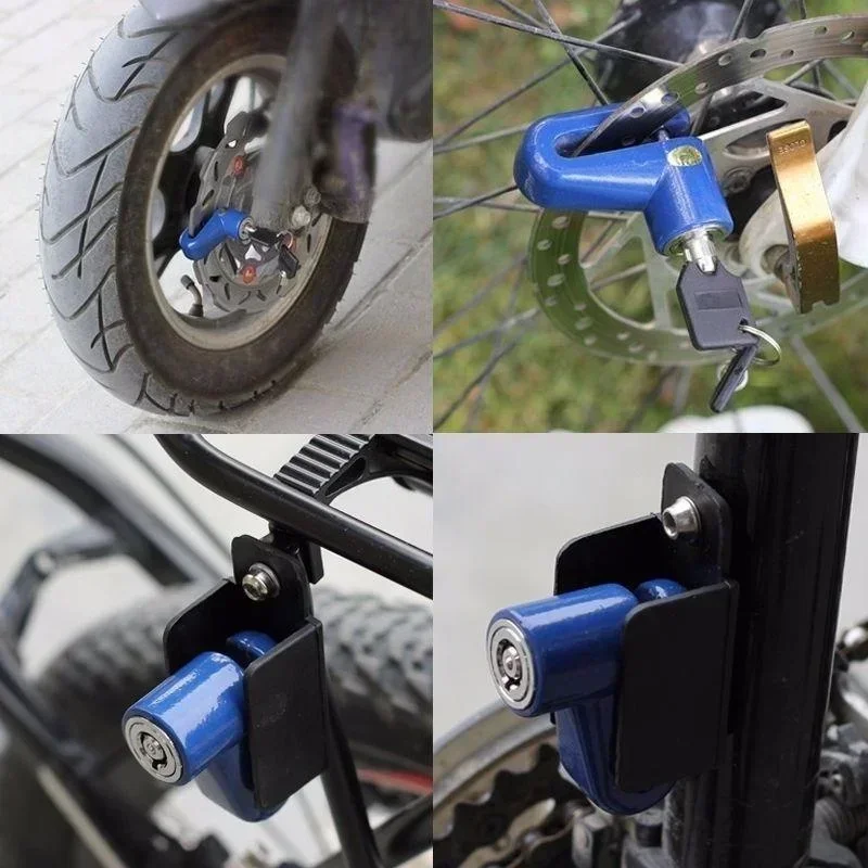 Motorcycle Bike Anti-Theft Wheel Disc Brake Lock Safety Disc Wheel Lock Mountain Road Bike Padlock with Keys motorcycle lock,motorcycle disc lock,motorcycle disc brake lock,bicycle disc brake lock,bicycle lock