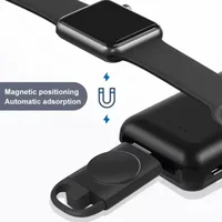 Chargeur sans fil pour montre intelligente, Double tête, pour Apple Watch série iWatch 10 9 8 7 6 5 4 3 2 SE Ultra USB/type-c, charge rapide 5