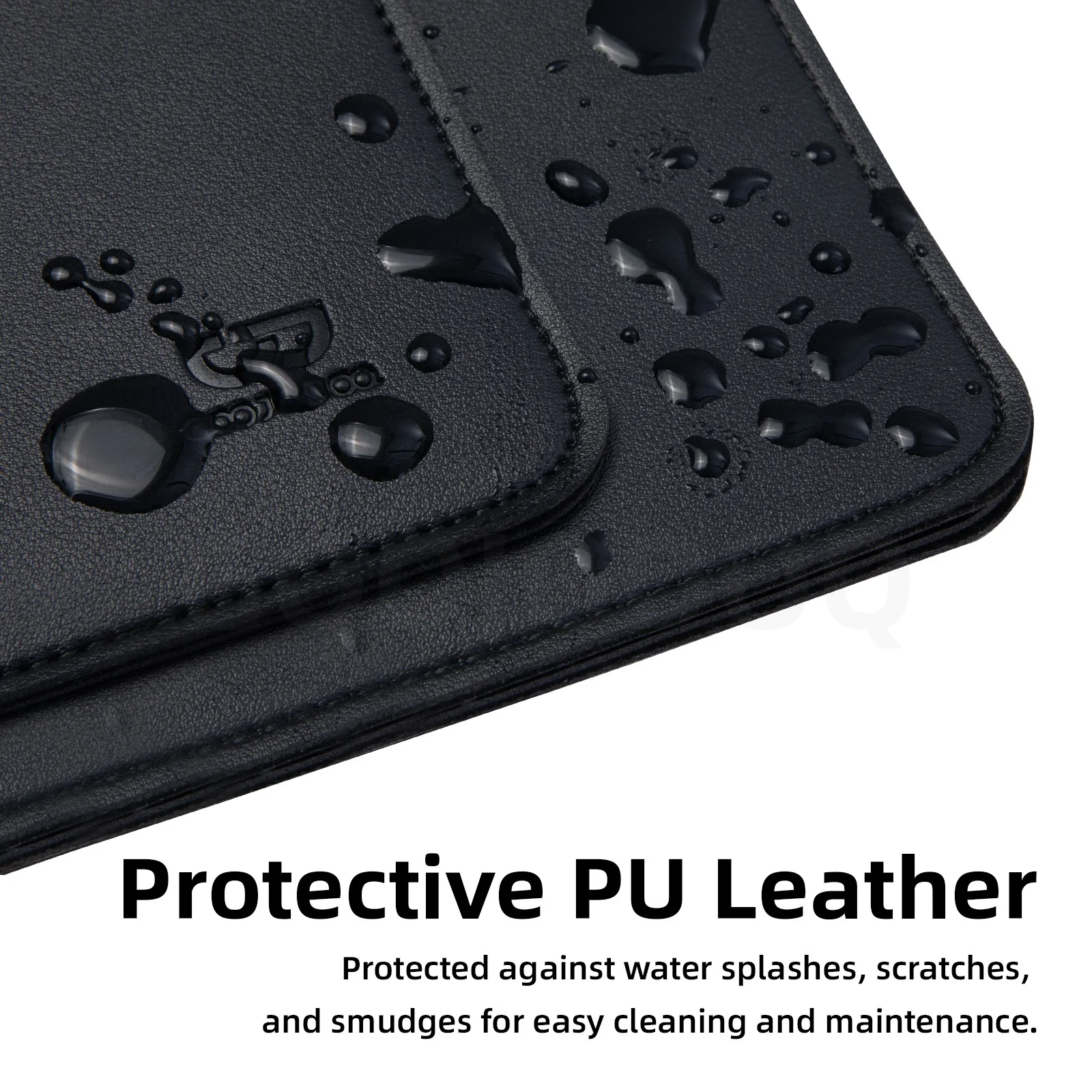GOOJODOQ PU Leather Laptop Bag 13-16 Inch Water-Resistant