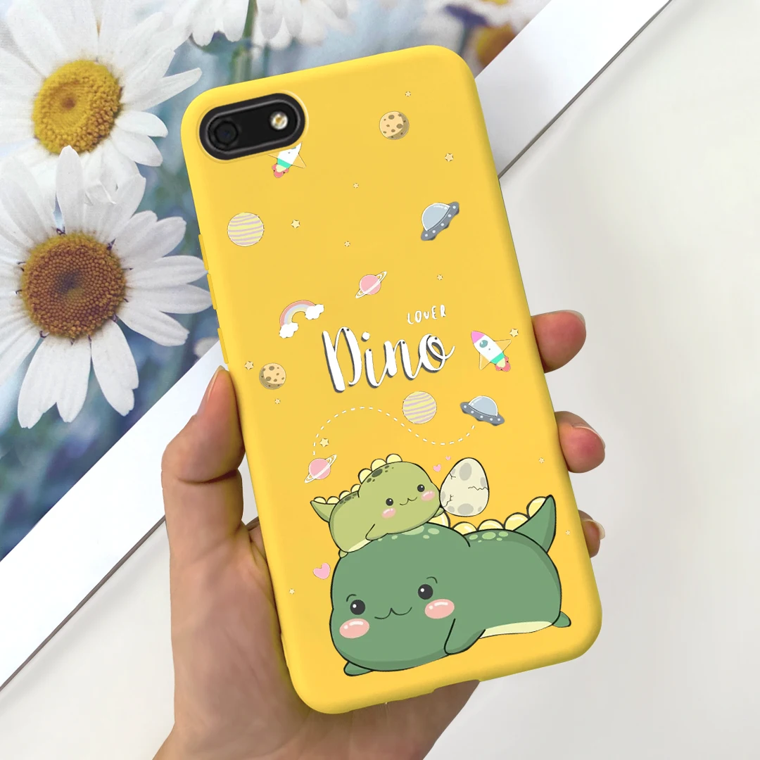 Cute Dinosaur Cartoon Soft TPU Phone Case - Bumper Cover