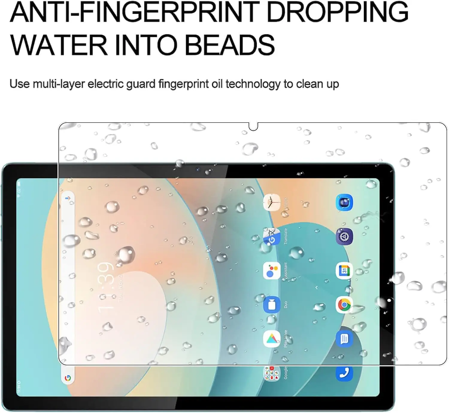 Premium 10.36 HD Clear Tempered Glass Tablet Screen Protector with 2.5D Radian Edge and Anti-Scratch Technology