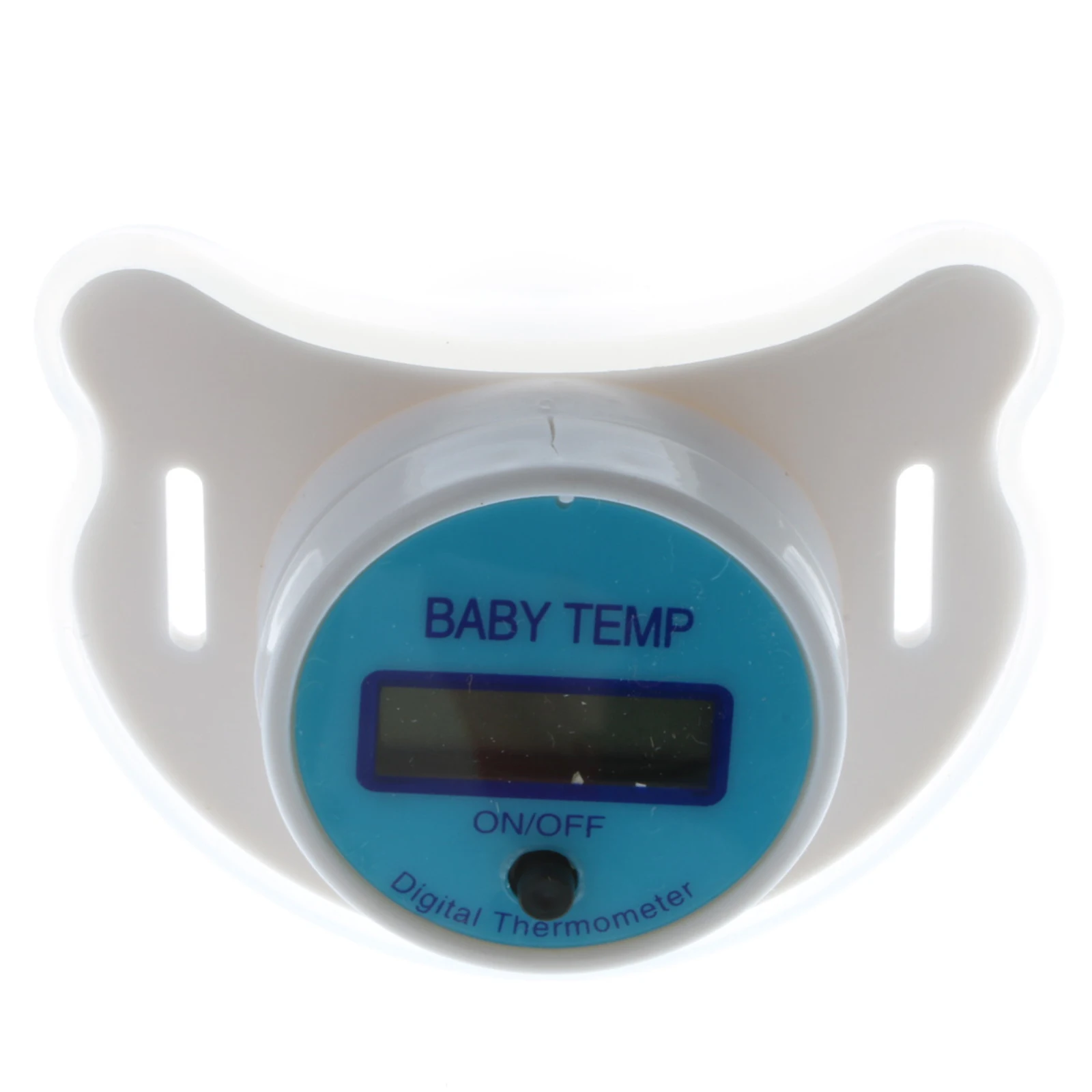 High Accuracy Thermometer LCD Display Nipple-shaped Thermometer Pacifier Babies's Heating Fever Monitor Gauge Pink/Blue Dropship