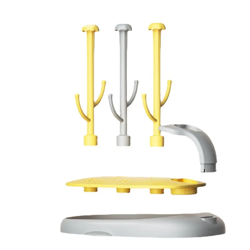 Milk Bottle Drainer Cup Holder Shelf Removable Baby Feeding Bottle Drain Rack Racks Drying Machine Bpa Free
