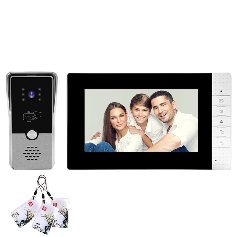 7 Inch Video Support Lock Rfid Remote Access Control System