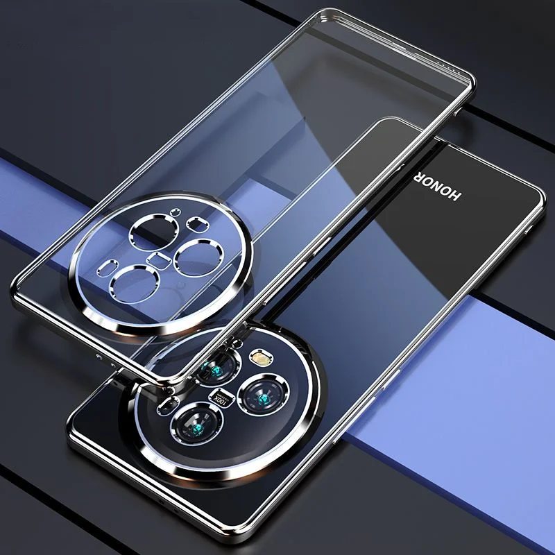 Luxury Electroplated Transparent Soft TPU Back Cover