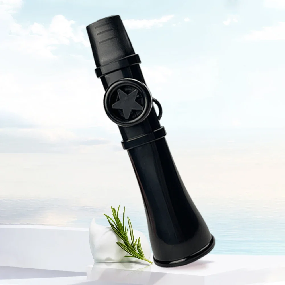 Professional Mouth Flute with Lanyard Portable Musical Flute Simple Kazoos Instrument for Adults Beginner Music Lovers