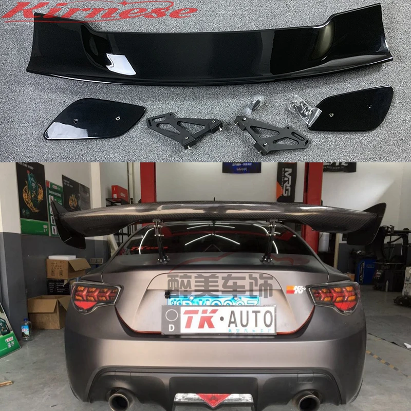 

For Subaru BRZ Toyota 86 GT86 2012-2021 ABS Plastic Material Unpainted Color Rear Roof GT Spoiler Wing Trunk Lip Boot Cover