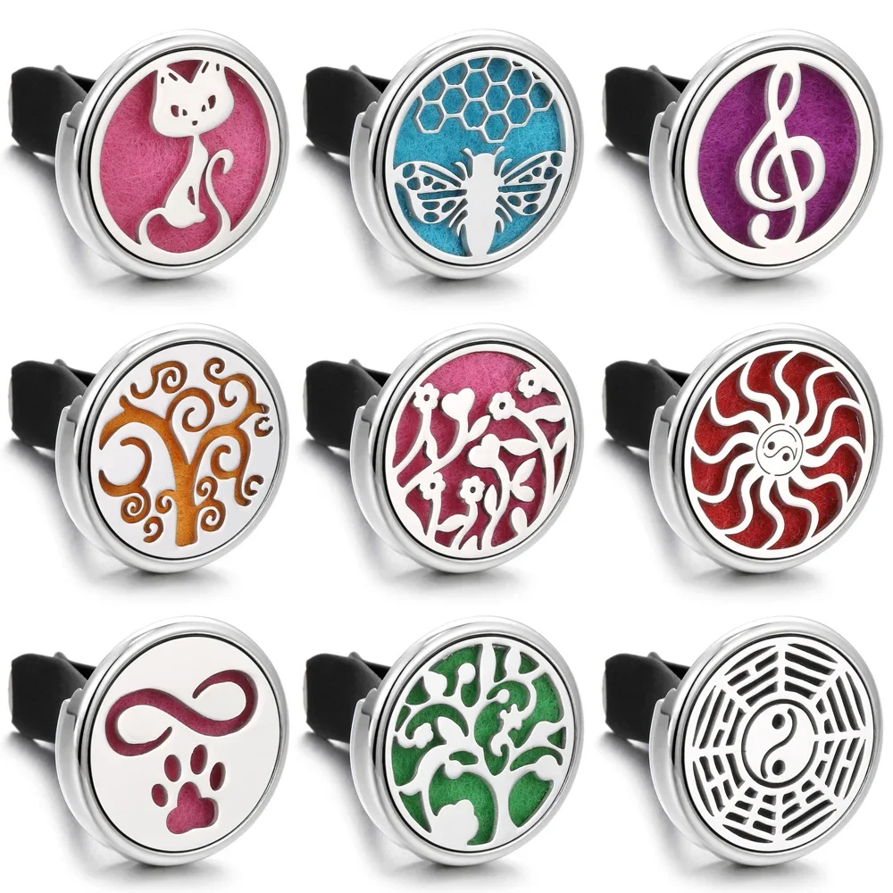 NewCarAromatherapyDiffuserCarClipsCarAirFreshenerPerfume