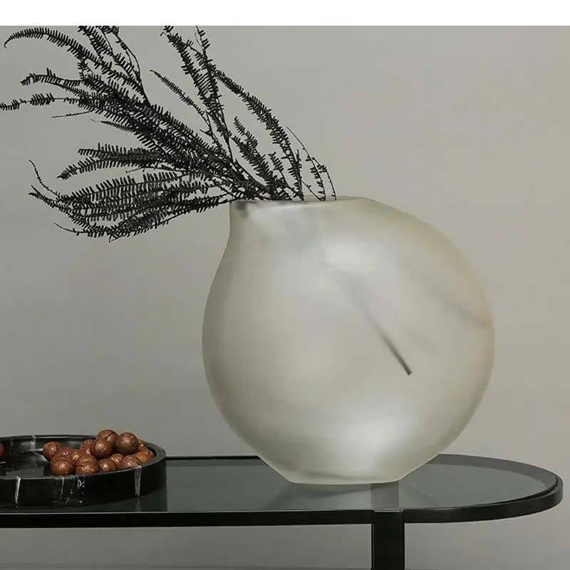 

Прозрачная стеклянная ваза с пузырьками, украшение для стола, гидропоника, цветочные вазы, цветочные горшки, декоративная Цветочная композиция, современный декор