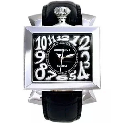 Internet celebrity watch neutral fashion trend European and American fashion large dial men's and women's GAGA leather watches
