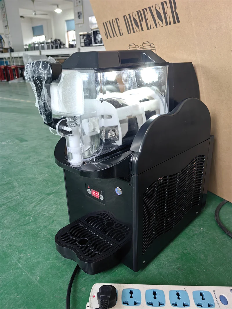 220V 110V Slush Machine 3L Mini Ice Slushy Maker Machine Single Tank Iced Drinks for Party Commercial or Household