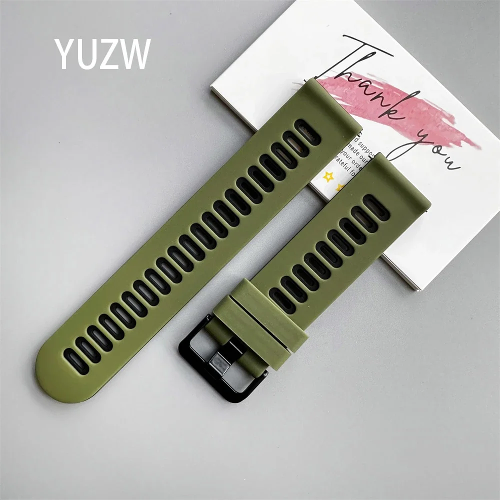 Magnetic Sports Silicone Watch Strap - 20mm/22mm