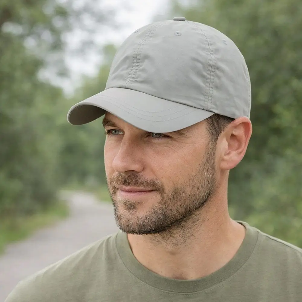 Modisches Accessoire, große Baseballkappe, verstellbar, schnell trocknend, Sonnenschutzhut, atmungsaktiv, Schirmmütze für den Sommer – Detail 5