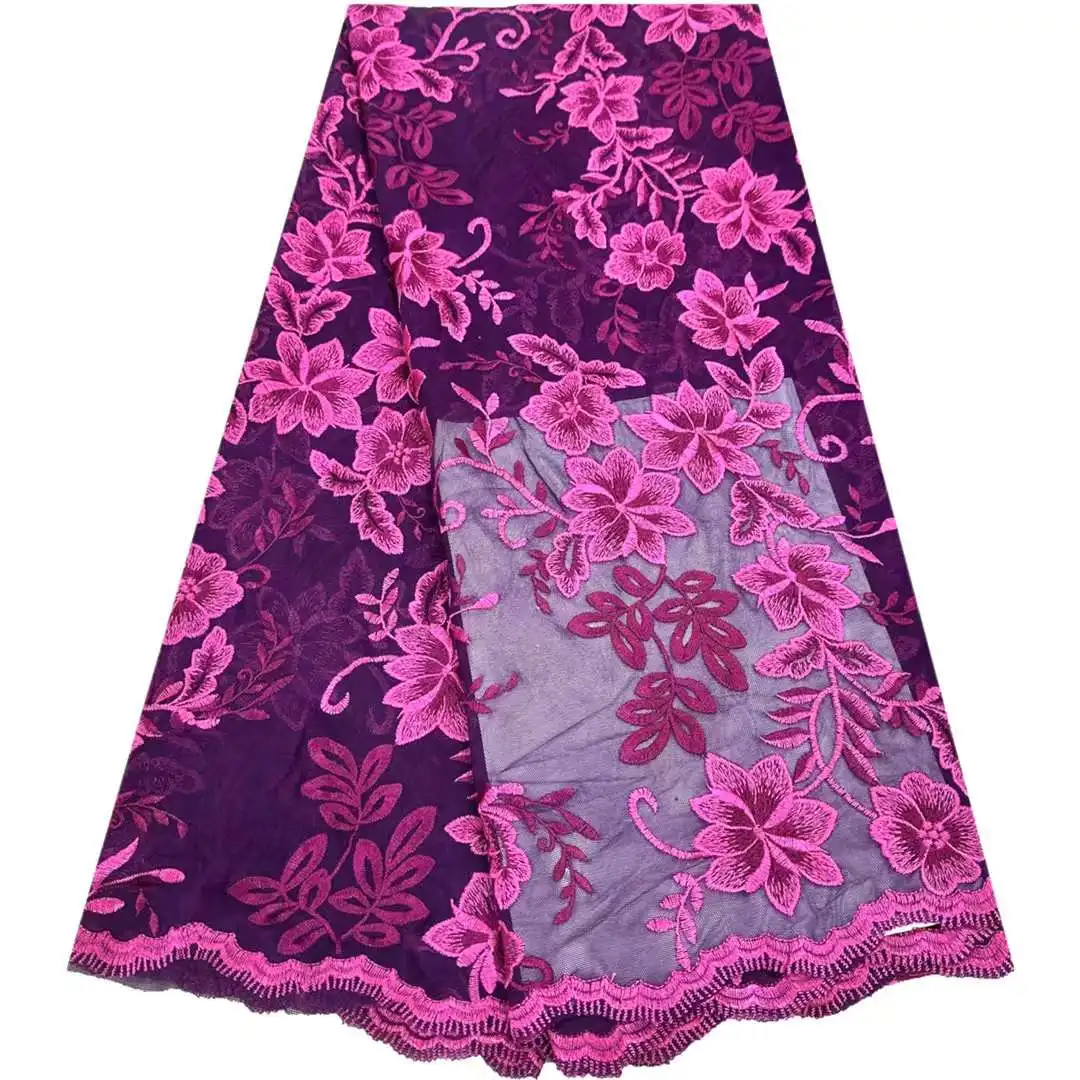 Latest Best Quality Delicate Very Soft Embroidered Tulle lace Fabric For Wedding Party Evening Dress U_GE3168