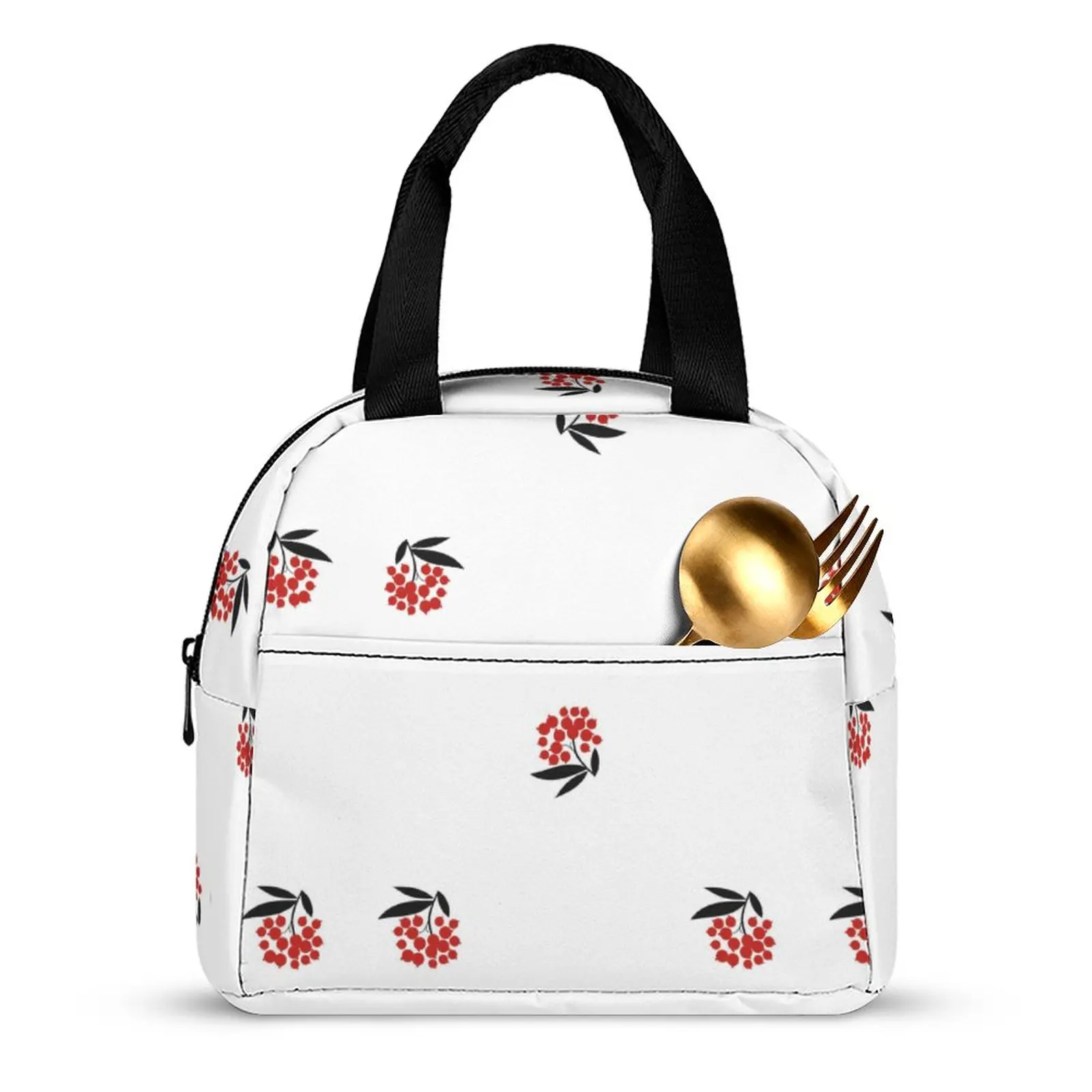 Custom Pattern Tote Lunch Bags for Women Portable Meal Bag Travel Portable Camping Picnic Bag Add Your Picture Print