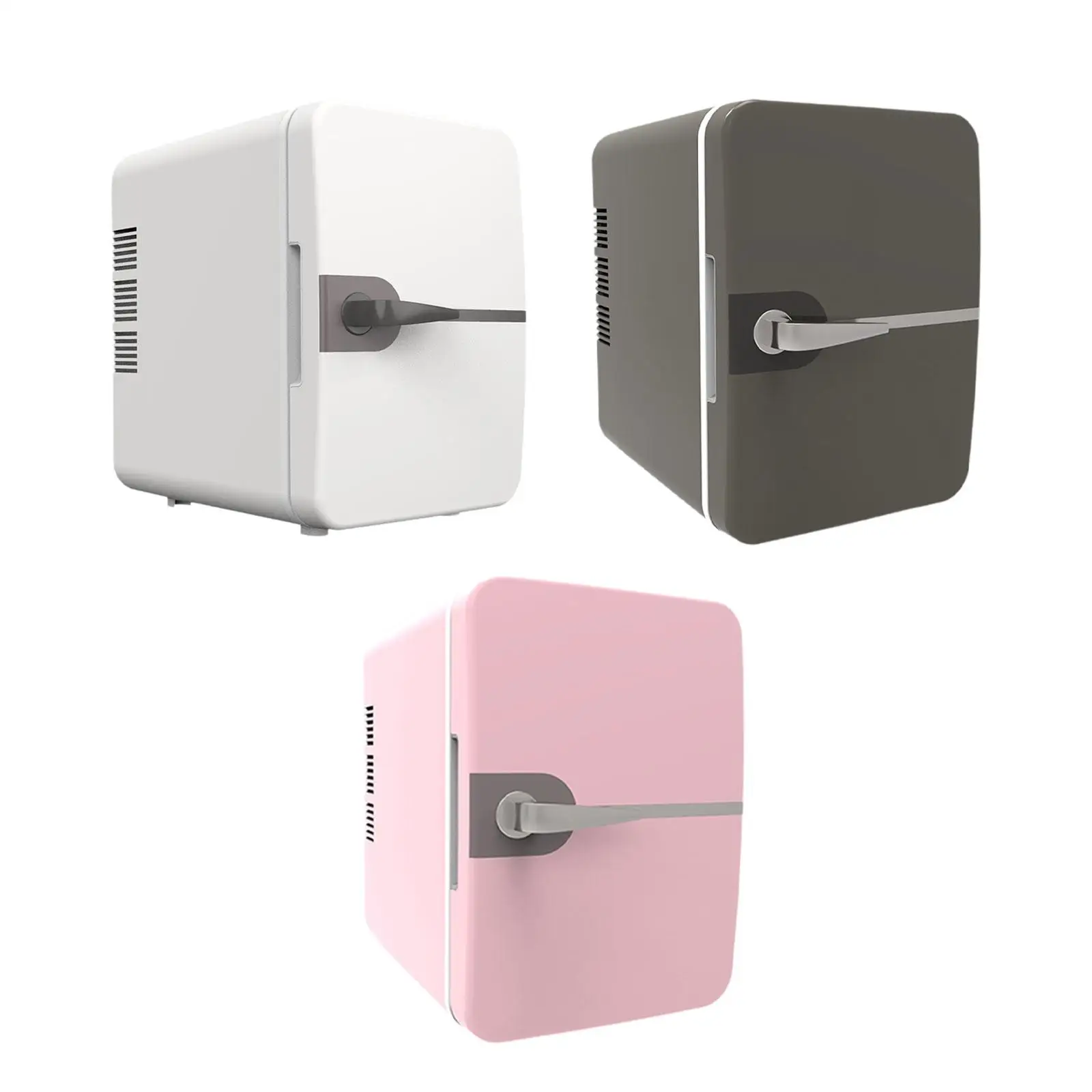 6L Mini Fridge Storage Single Door Cosmetics USB Plug for Car Rvs Vehicle